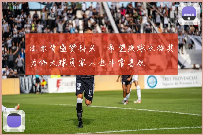 法尔肯盛赞孙兴慜希望换球衣称其为伟大球员家人也非常喜欢
